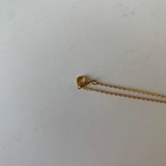 Vintage 12K GF Oval Lapis Lazuli Necklace, NWOT, 15 Inches Long - Picture 5 of 6